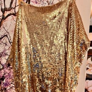 Gold Sequence Camisole